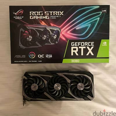 ASUS ROG STRIX RTX 3080 10GB DDR6 GRAPHICS CARD