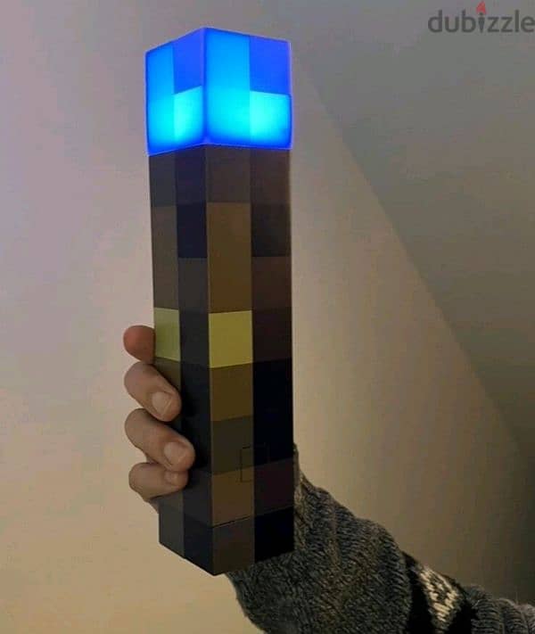 Minecraft real life Lamp Torche 3