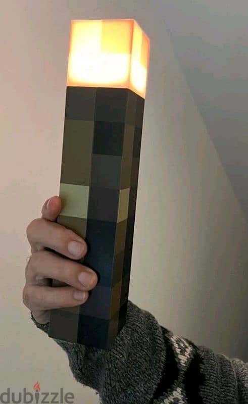 Minecraft real life Lamp Torche 4