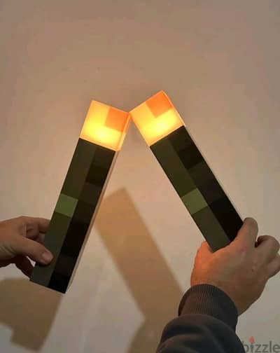 Minecraft real life torche lamp