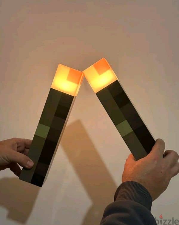 Minecraft real life torche lamp 0