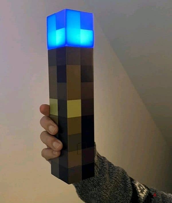 Minecraft real life torche lamp 1