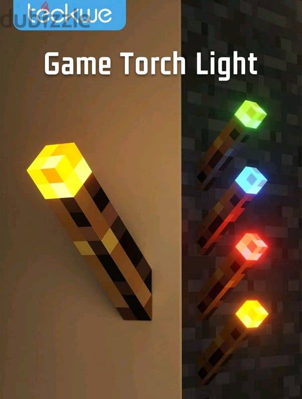 Minecraft real life torche lamp 2