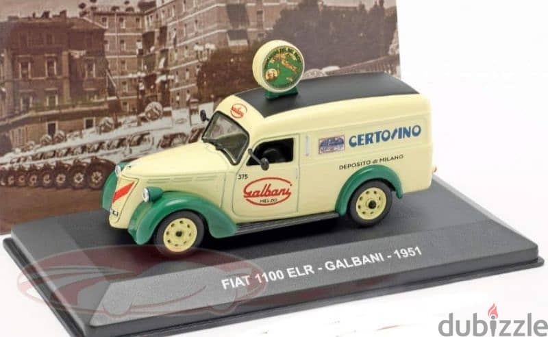 Fiat 1100 Van 1951 diecast car model 1;43. 0