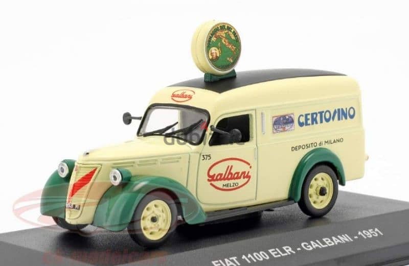 Fiat 1100 Van 1951 diecast car model 1;43. 1