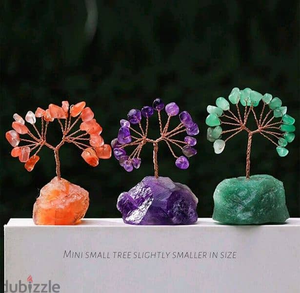 Natural Gem Stones Tree for decoration 0