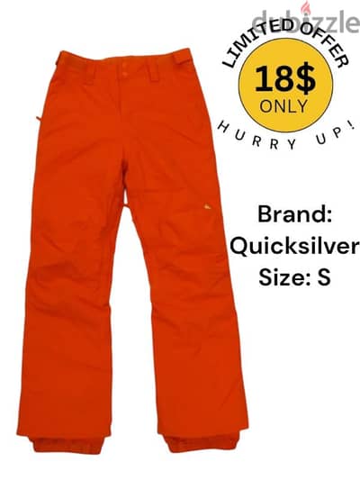 Quicksilver Snow Pants Snow Apparel Snowboard Snow suits clothes ski