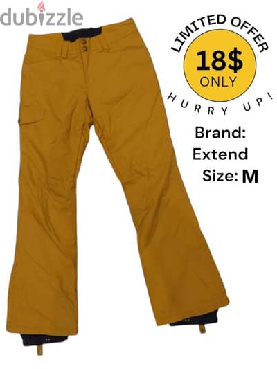 Extend Snow Pants Snow Apparel Snowboard Snow suits clothes ski