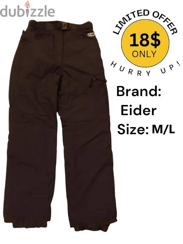 Eider Snow Pants Snow Apparel Snowboard Snow suits clothes ski 0