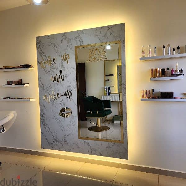 beauty salon furniture with decor 8