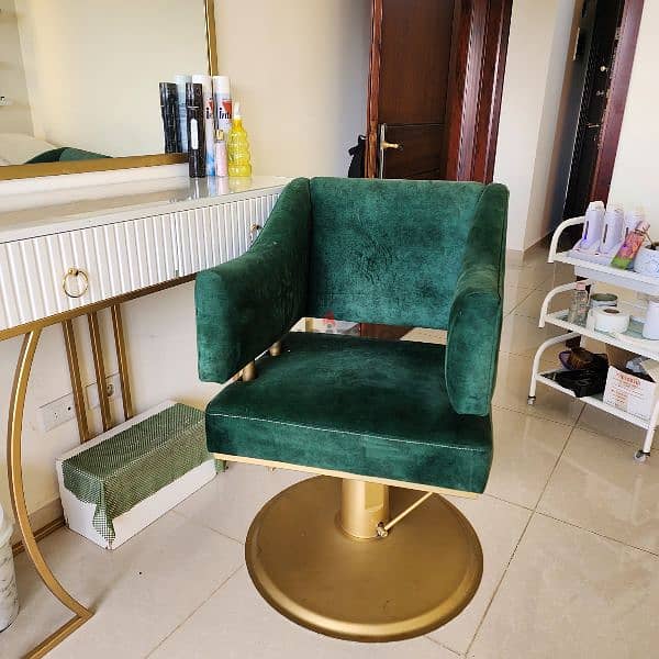 beauty salon furniture with decor 11