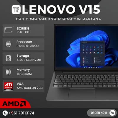 Lenovo V15 G4 AMN Ryzen5-7520U 2024