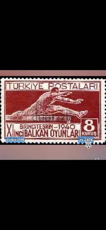 special offer Olympics Turkey stamps 3