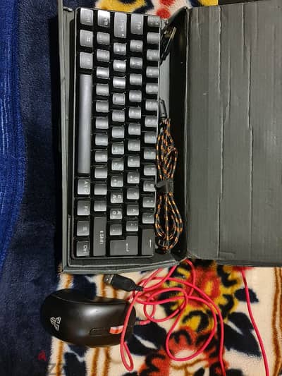 mechanical keyboard + mouse