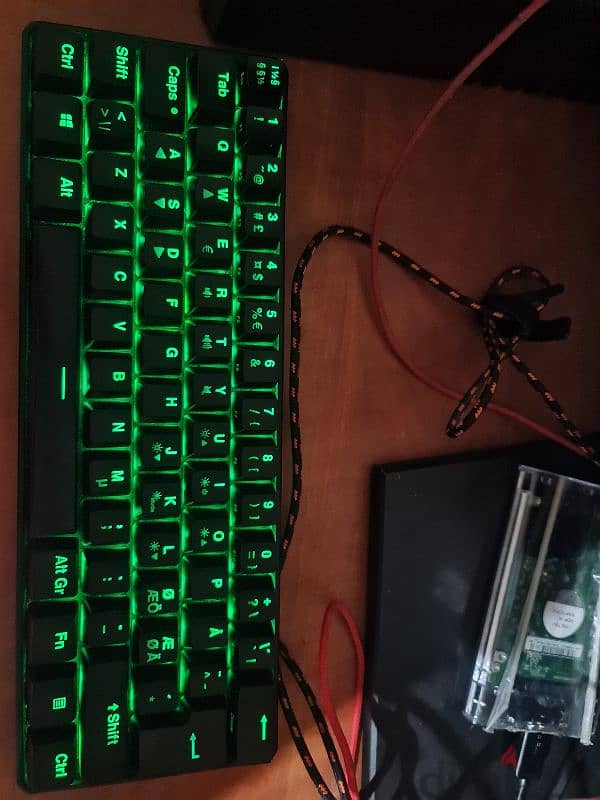 mechanical keyboard + mouse 1