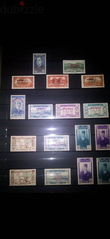 old Syria stamps ovpt