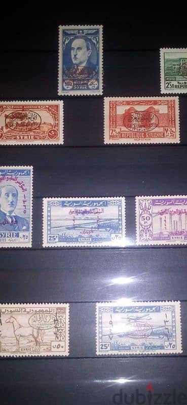 old Syria stamps ovpt 1