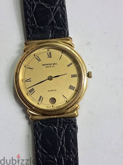 Raymond weil swiss 18k electroplated 03032462