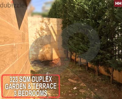 323 Sqm Duplex Garden & Terrace -Bsalim, Metn REF#HH118245