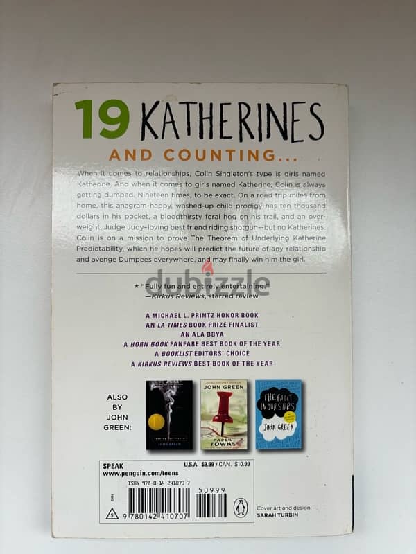 An Abundance of Katherines by John Green 1