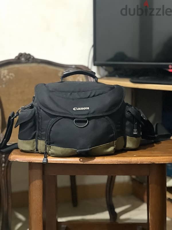 Canon 77d with bag 2