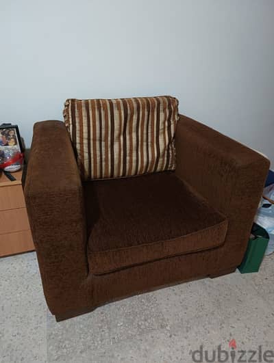 Brown sofa