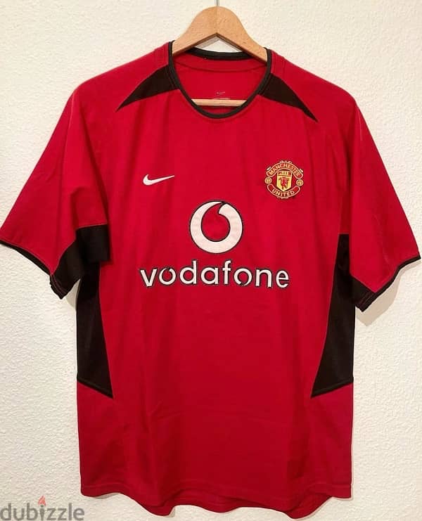 Manchester United 2002 -2004 vodafone nike home kit 0