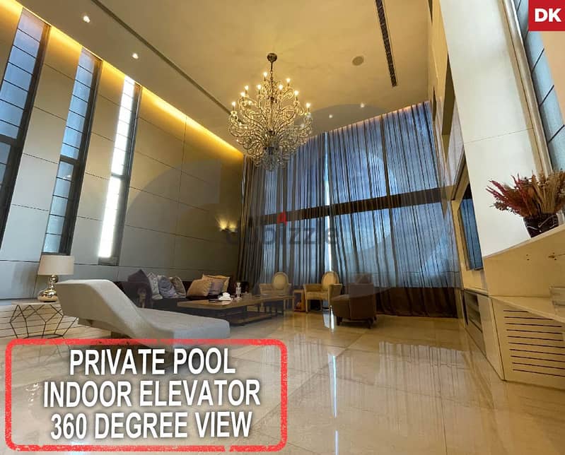 Private pool, Penthouse, Beirut, Achrafieh/الأشرفية REF#DK118269 0