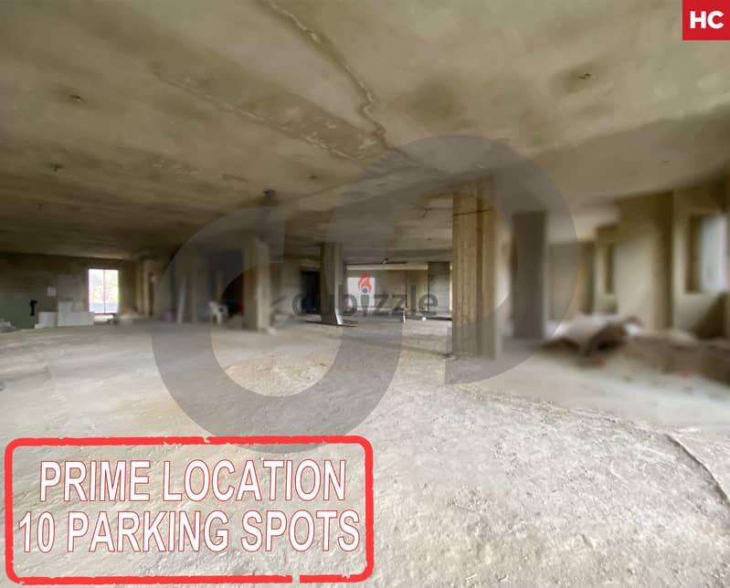 10 PARKING SPOTS / SHOWROOM IN BALLOUNEH ! REF#HC01508 ! 0