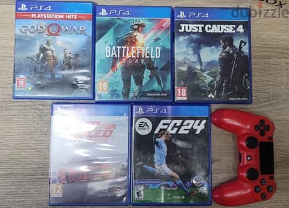 PS4 games + Original Joystick