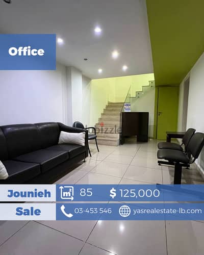 Jounieh 85m2 | Shop/Office | Fully Decorated | Prime Location | AC |