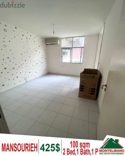 100 sqm Apartment for rent in Mansourieh with partial view !!!