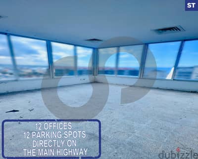 Huge Office of 600sqm in jounieh REF#ST114718