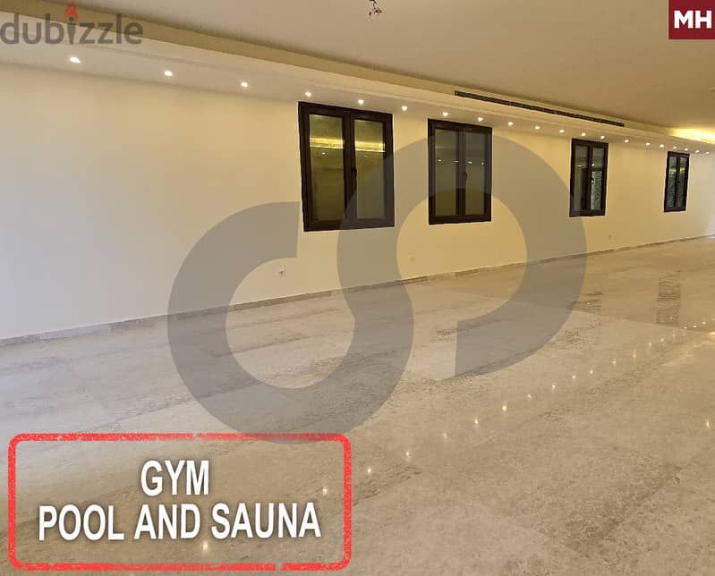 Gym , pool and sauna- Duplex- Yarzeh, Baabda/يرزه REF#MH118290 0