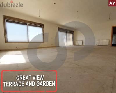 Great view-Terrace and garden -Ain saadeh /عين سعاده  REF#AY118295