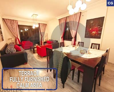 Terrace /Fully Furnished/Calm Area -Mansourieh/منصوريه REF#CG118301