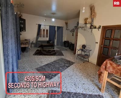 450$/sqm - spacious - AAMCHIT/عمشيتREF#RB117361