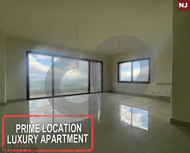 luxury apartment-prime location-Zahle-ksara/زحله -كسارة REF#NJ118311 0