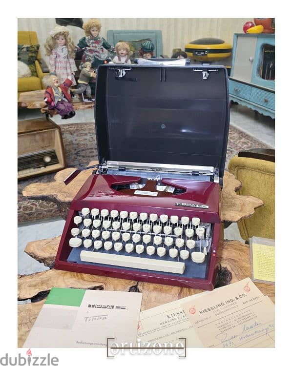 Vintage Triumph Tippa S Typewriter dactylo 3