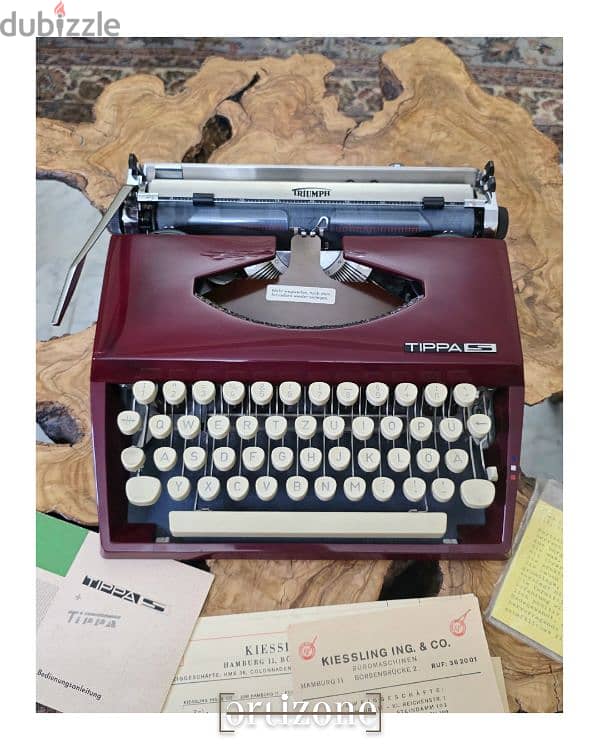 Vintage Triumph Tippa S Typewriter dactylo 4