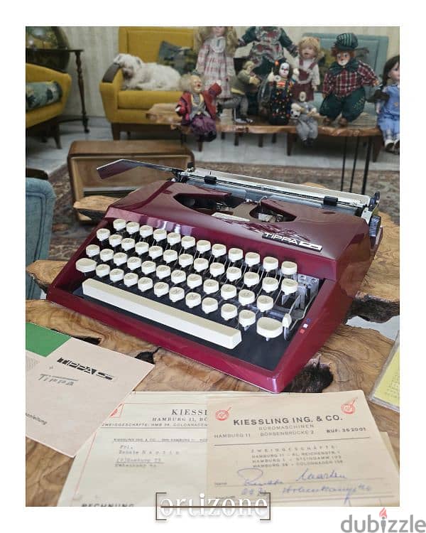 Vintage Triumph Tippa S Typewriter dactylo 5