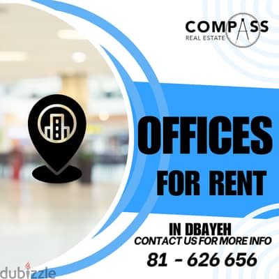 Fully Decorated Offices for Rent in Dbayeh