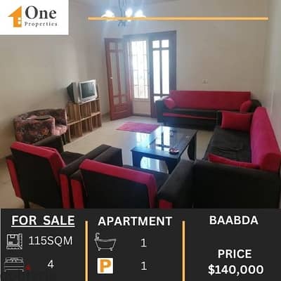 FURNISHED APARTMENT FOR SALE IN BAABDA