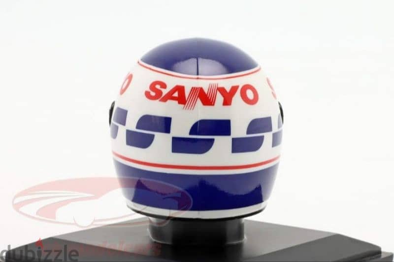 Luis Perez Sala (Team Minardi 1989) Plastic Helmet model 1:5 3