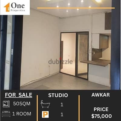 STUDIO FOR SALE IN AWKAR