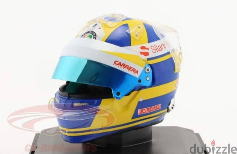 M. Ericsson (Team Alfa Romeo-Sauber 2018) Plastic Helmet model 1:5. 5