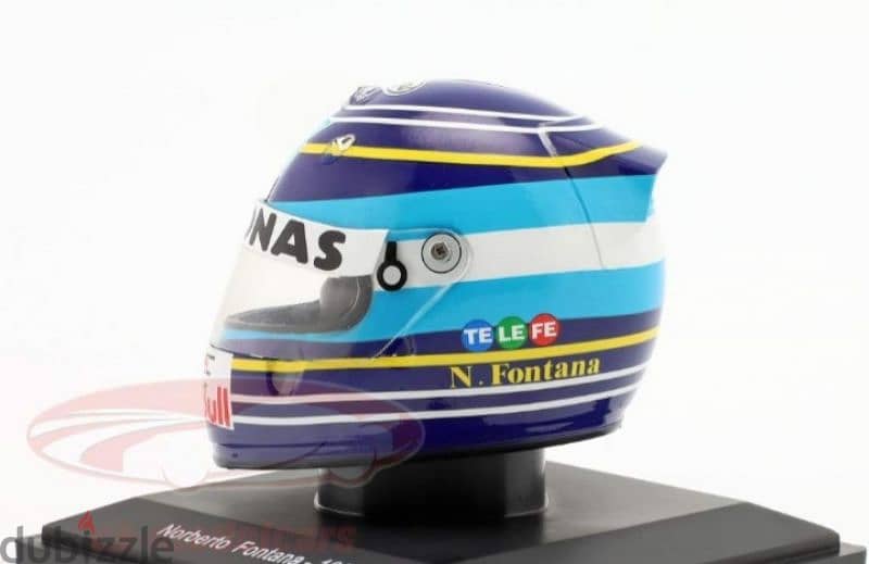 Norberto Fontana (Team Red Bull-Sauber 1997) Plastic Helmet model 1:5. 1