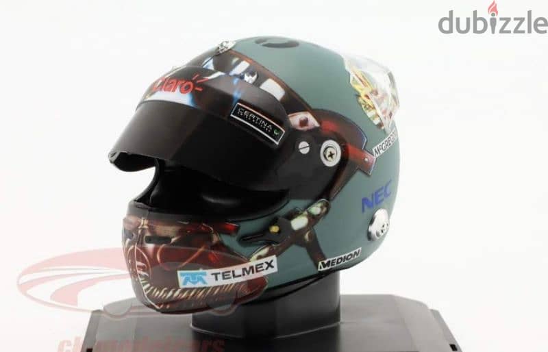 Adrian Sutil (Team Sauber 2014) Plastic Helmet model 1:5. 5