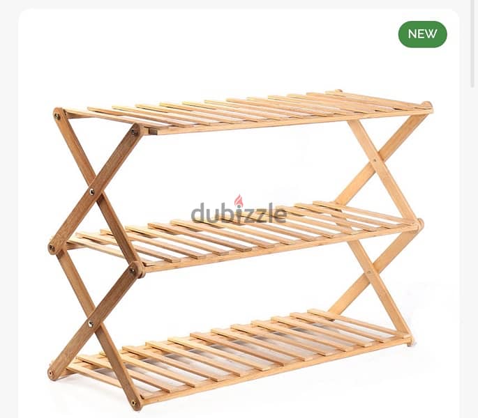 3 layer wooden bamboo shoe rack 2