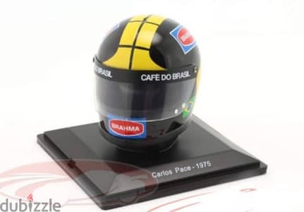 Carlos Pace (Team Martini Racing 1975) Plastic Helmet model 1:5.